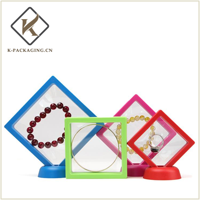 Bule Color transparent suspension jewelry rack 