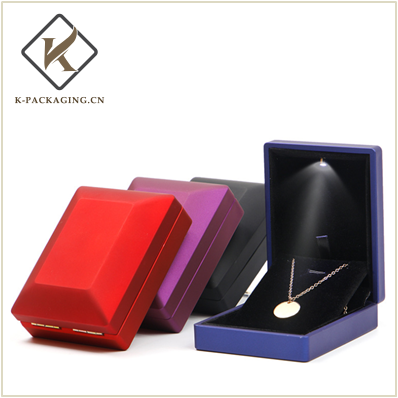 Rubber Painting LED Jewelry Box  