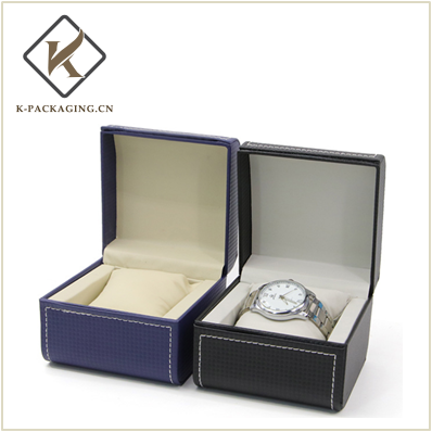 Woven Pattern PU Watch Box