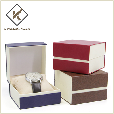 Oblique opening watch box