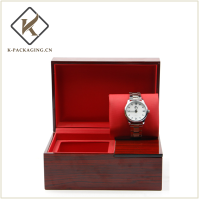Wooden color Jewelry watch box 