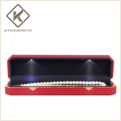 Rhombus rubber painting LED Ring box packaging