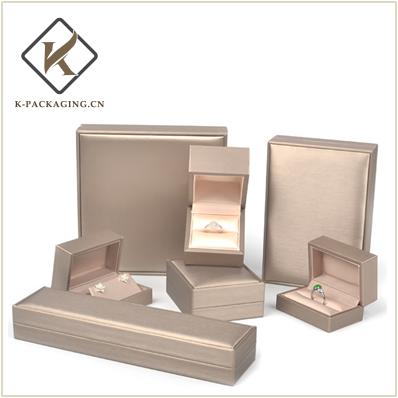 PU Jewellery box set champagne color