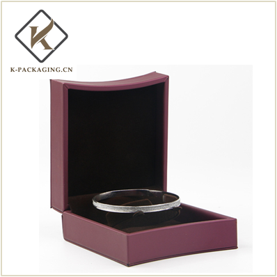 ARC-shaped PU jewellery box 