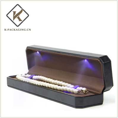 High quality PU LED jewelry box 