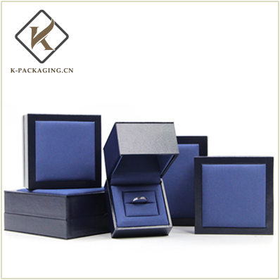 Blue black jewellery box packaging
