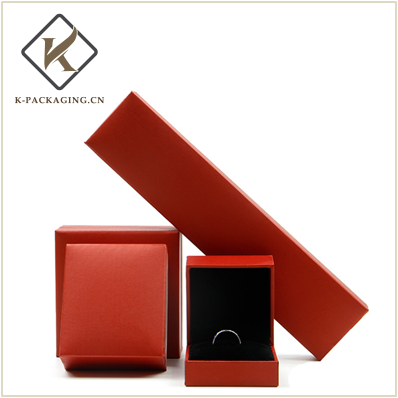 Red Black color special paper jewelry box set