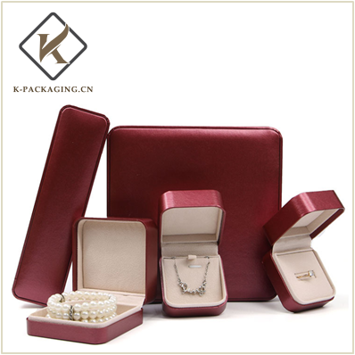 New red luxury jewelry box ring box