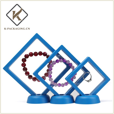 Bule Color transparent suspension jewelry rack 