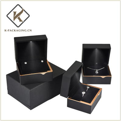 Golden Ring rubber painting LED Ring box 