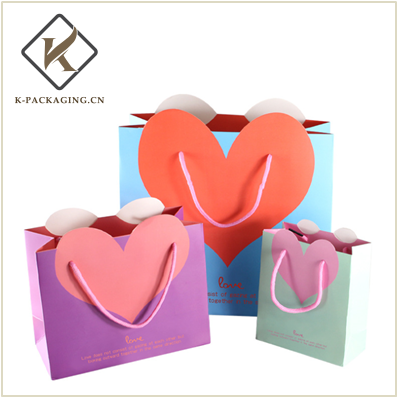 Heart shape gift bag