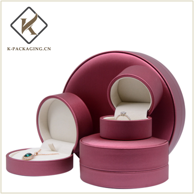 Half round Ring box with PU Leather