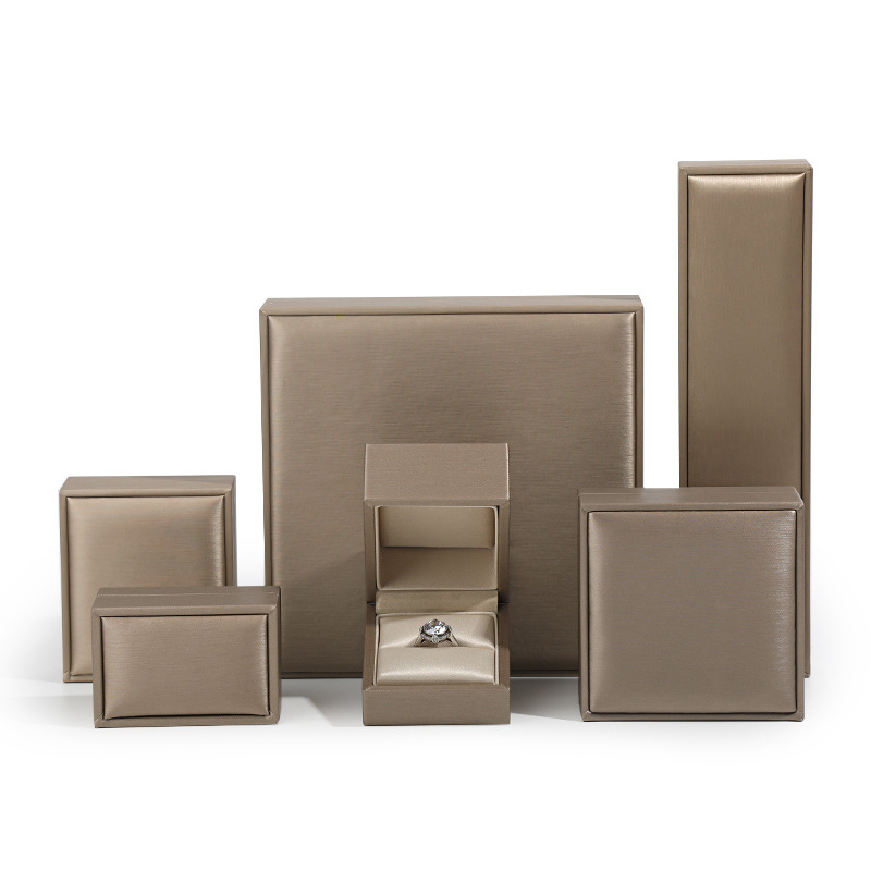 Matte - Finish Leather Jewelry Box Set
