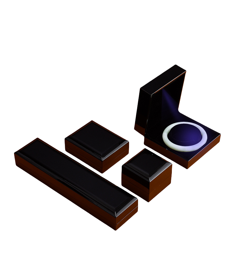 LED Lighted Jewelry Boxes with Spray - painted Finish