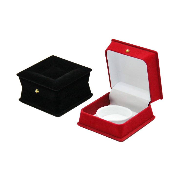 European - style Flocked Fabric Jewelry Boxes, In - stock from Manufacturer, Concave - Convex Edge Display Boxes for Bracelets, Watches, Wristbands and Bead Chains